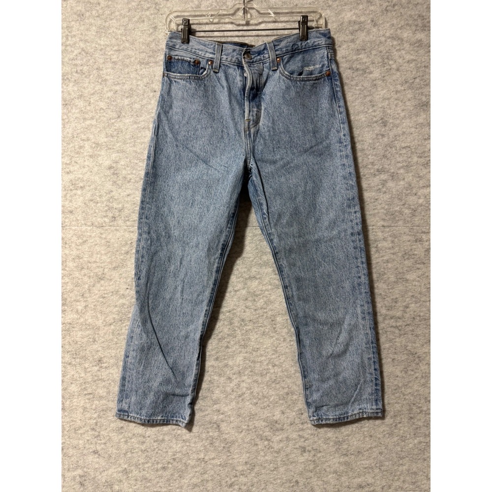 Levi's Big E 505 Womens Jeans Size 28 Light Wash Denim ;